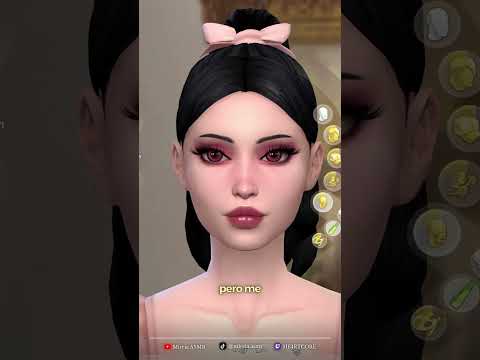 ASMR ✧ Creando a Draculaura en Los Sims 4 🦇 #shorts