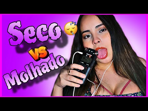 SECO VS MOLHADO Banho de gato/beijinhos/tesoura invisível/ ASMR 😴💋🐈✂️