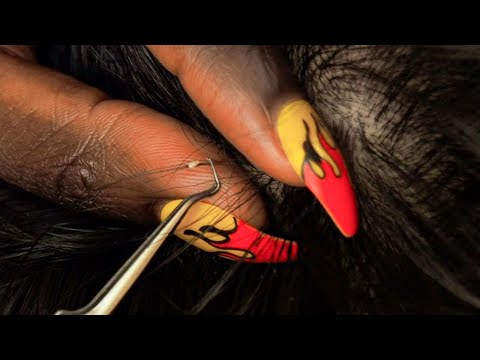 ASMR Super Attentive NITPICKING with tweezers | All-Zoomed | soft whispers ☁️