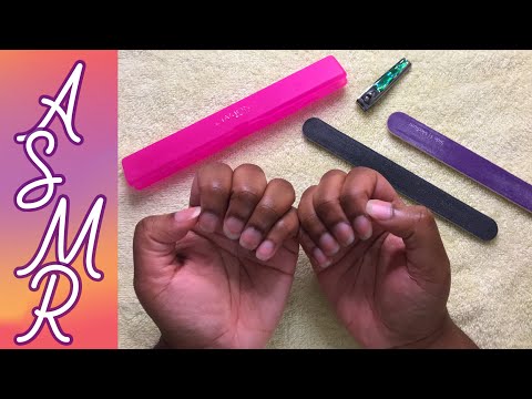 ASMR NAIL FILING No Talking | 💅🏾🚫🙊 |  #ASMRforSleep