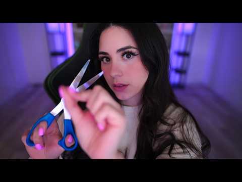 ASMR Pulling, Plucking & Snipping Away Negative Energy