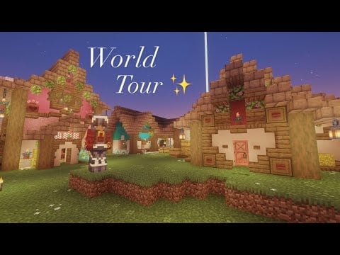 ASMR | MINECRAFT World Tour ✨ (Ramble, Minecraft Sounds)