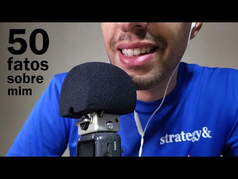 ASMR 50 fatos sobre mim (Português | Portuguese)