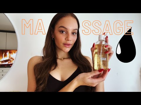 ASMR | TESTING LOTIONS & OILS ON YOU | MASSAGE PART 1 | PART 2 INFOBOX
