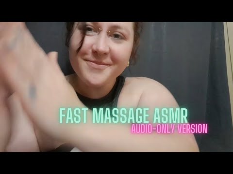 ASMR Fast and Aggressive Massage 🖤 💤 Face, Neck, Arms and Shoulder Massage