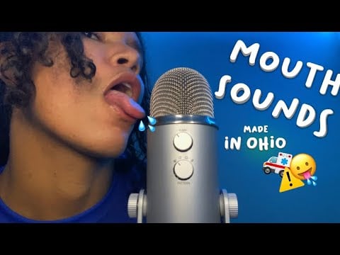 ASMR No Talking | Spit Painting 🎨 Fast Mouth Sounds 👄 + Hands Movements up close to YOU !