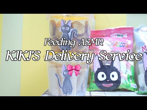 Feeding ASMR🍞Kiki's Delivery Service🎀🧹/ Ghibli ASMR Eating sounds