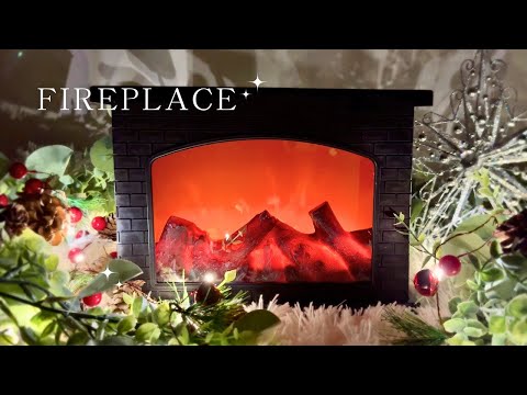 ASMR Fireplace🔥30 min for sleep🫶(No talking,No mouth sounds)