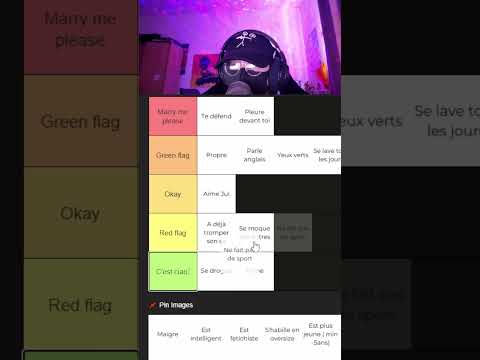 ASMR • Mes RED et GREEN FLAG TIER LIST ! 🚩 #asmrfrançais #asmr #triggersforsleep #sleep