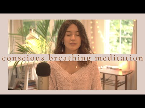 ASMR Conscious Breathing Guided Meditation | For Relaxation + Inner Peace | Personal Attention