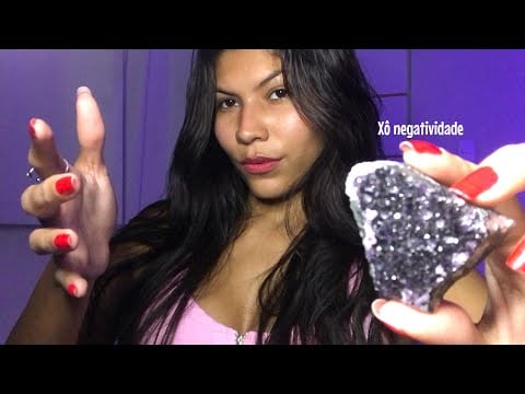 ASMR TIRANDO SUAS ENERGIAS NEGATIVAS E PALAVRAS DE AFIRMAÇÃO 🌬️🔮