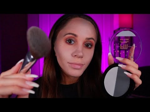 ASMR / Bestfriend Does Your Makeup For a Halloween Party