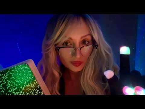 ASMR Teacher Series New Episode, Show And Tell, Trigger Words, Light Triggers, To Relax & Sleep