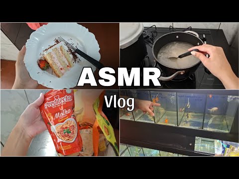 ASMR VLOG | ANIVERSÁRIO, COMPRAS, VOZ SUAVE... 😴