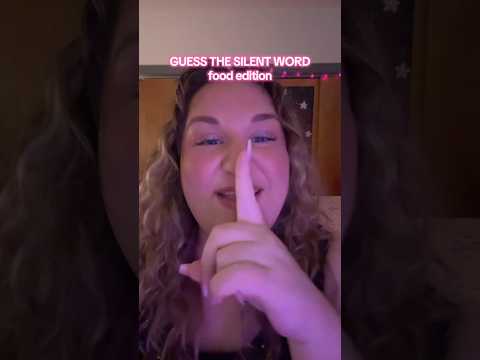 #asmr #guessthesilentword
