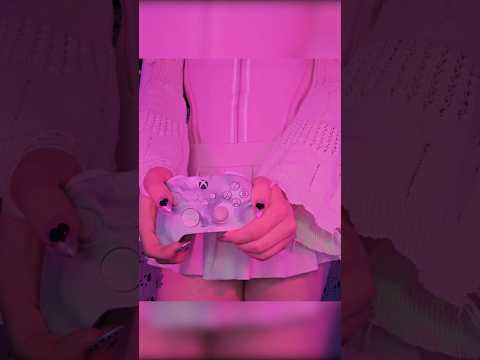 Pink controller ASMR #asmr #asmrsounds #asmrtapping
