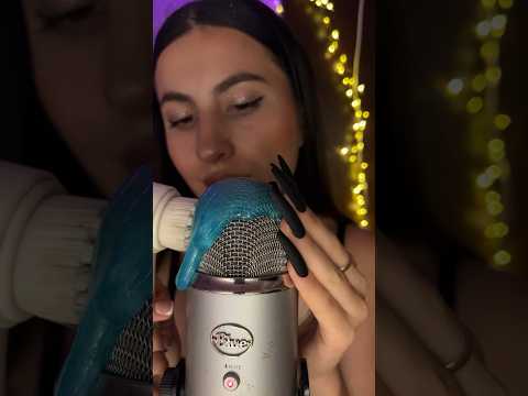 Asmr slime on microphone ❤️ #asmr #triggers #relax #asmrtriggers #sleep