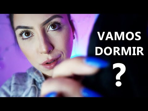 ASMR MASSAGEM NOS SEUS OUVIDOS E NO ROSTINHO ♥ PARA DORMIR