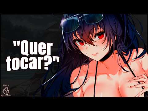 A IRMÃ DA SUA EX DE BIQUINI NA SUA FRENTE | ASMR ROLEPLAY