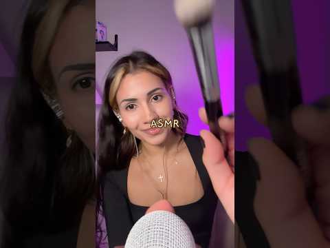 Brushing your face #asmr
