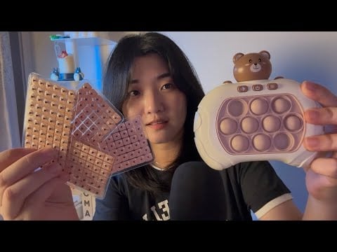 ASMR TEMU unboxing haul 🐥🥄 blueyetti tapping, scratching 📦