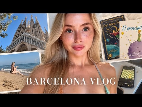 ASMR Barcelona Vlog 🇪🇸 | You‘re coming on vacation with me 🌴