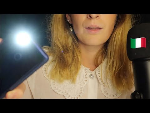 ASMR ITA // TI CONTROLLO I NERVI CRANICI / Cranial nerve exam Italian roleplay