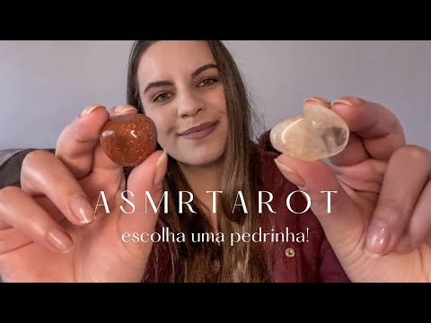 ASMR TAROT - O Universo tem uma mensagem pra você hoje! Escolha uma pedrinha!!