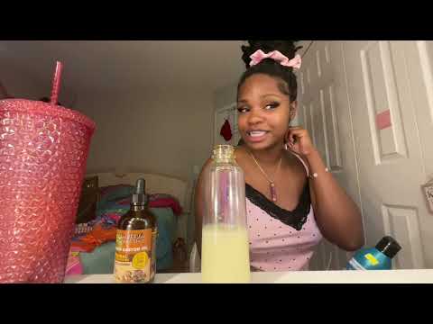 ASMR Massaging and Oiling My Scalp