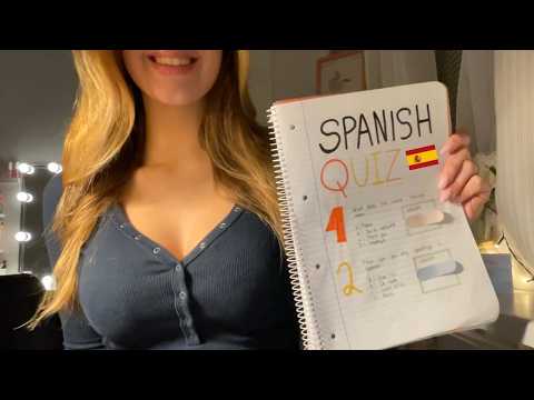asmr spanish quiz 🇪🇸 🇲🇽 🇨🇴 🇨🇱 🇻🇪