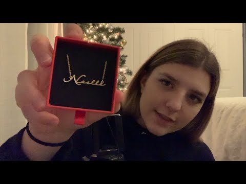 ASMR || what I got for my 18th birthday :))