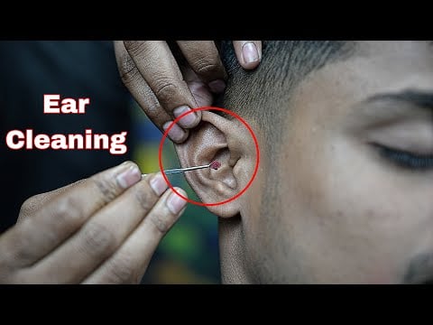 Satisfying Ear Clening Head Massage ASMR | Ear Wax Removal ASMR | Head Scratching & Neck Cracking