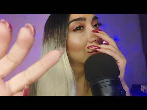 ASMR Relaxing You With Sensitive Mouth Sounds/Hand Sounds/Touching Your Face