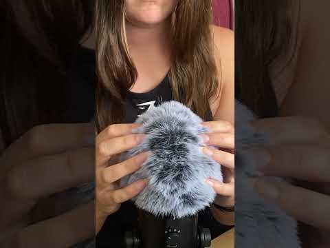 Fluffy Mic Massage ✨ Soothing Sounds #asmr #relax #Shorts
