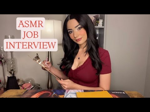 ASMR Job Interview RP (Soft Spoken + Writing Sounds)