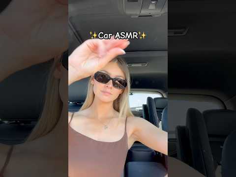 Ft. Things I found laying around my car✨💀 #asmr #carasmr #tingles