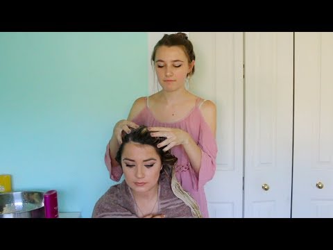 ASMR - Hair Salon Roleplay 2 ♡     Soapy Hair Washing & Scalp Massage