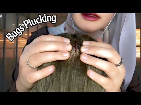 ASMR - Check Your Hair For The Bugs 💆🏻‍♀️🐜 Scratch Your Scalp Till You Fall Asleep (massage,brush)