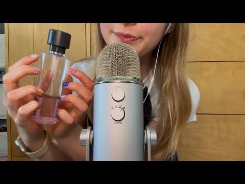 ASMR Slow Tapping + Whispers 🤍