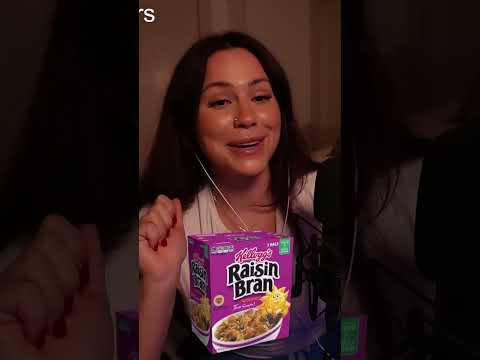 Raisin Bran With Maple Syrup #cerealasmr