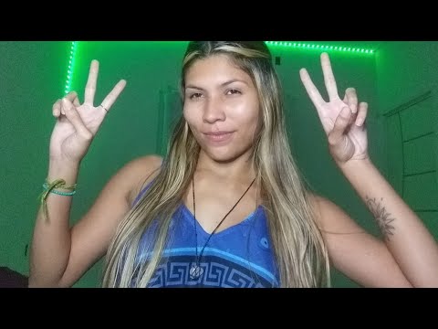 ASMR GAROTA GOOD VIBES QUE SENTA ATRÁS DE VOCÊ