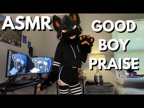 [Furry ASMR] Good Boy Praise From a Furry Femboy