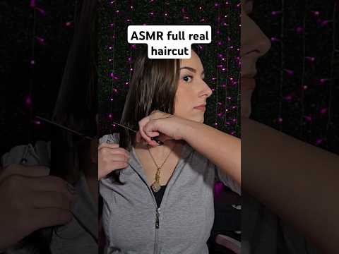 ASMR I Gave Myself a Haircut #asmr