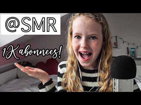 1K ABONNEES SPECIAL! - ASMR (10 namen & triggers)