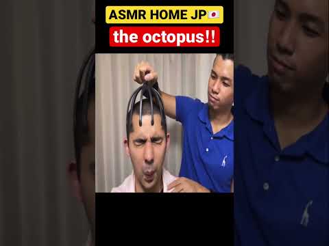 【ASMR】 octopus  head massage‼︎ #얼굴 마사지#massagem facial#面部按摩