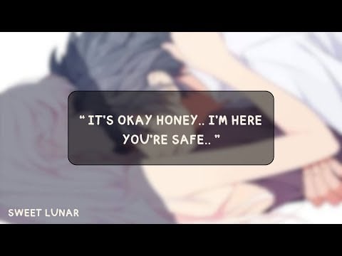 [ASMR] Kissing And Cuddling You To Sleep After A Nightmare [heavy breathing] [Sleep Aid]