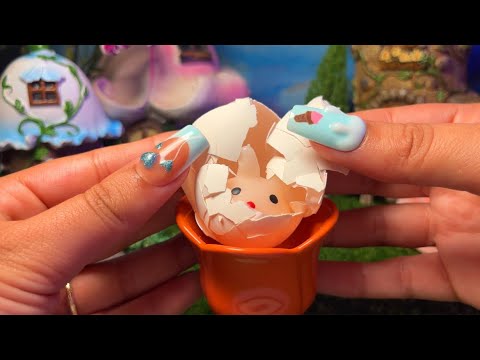 ASMR 🐰 Bunny Springs Spa & Egg Hatching (Mochi Squishy RP)