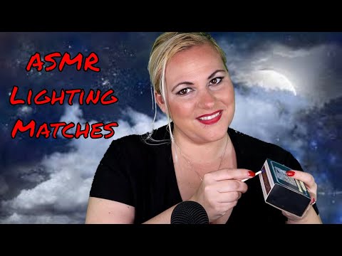 ASMR Matches, lighting candles and rambling