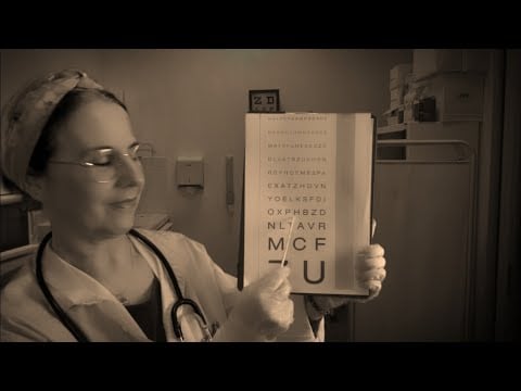 Asmr Français Rôleplay infirmière scolaire en Soft-spoken et noir et blanc.