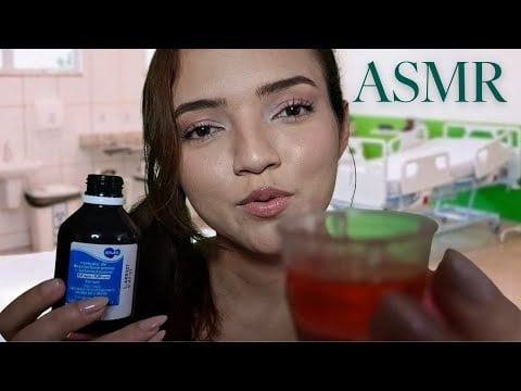 ASMR tia enfermeira cuidando de você